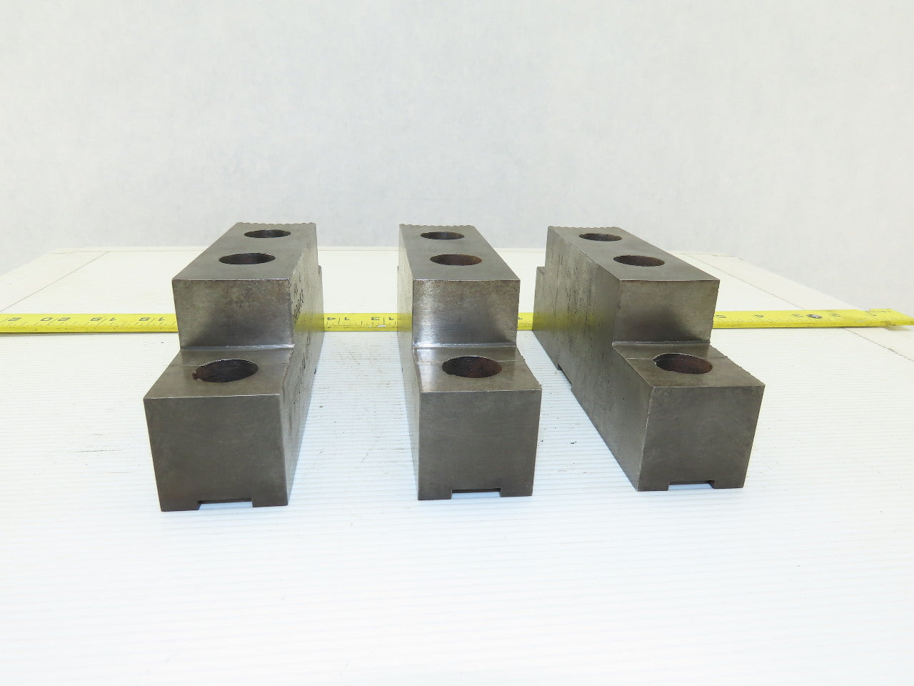 Serrated Square Key Soft Steel Lathe Chuck Jaw See Info Lot Of 3