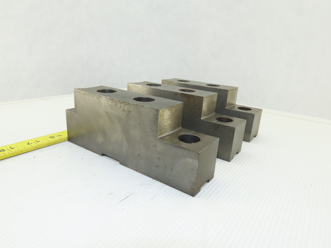 Serrated Square Key Soft Steel Lathe Chuck Jaw See Info Lot Of 3