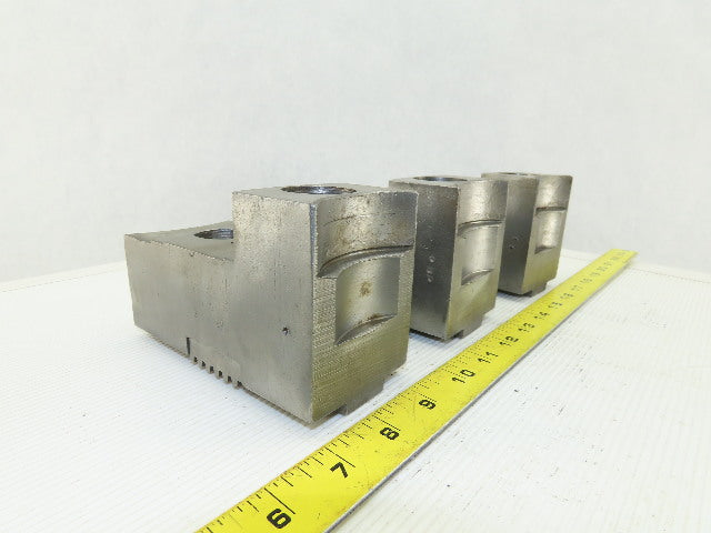 Huron T15 15"-18" Chuck Acme Serrated Key Type Soft Jaws See Info Lot Of 3