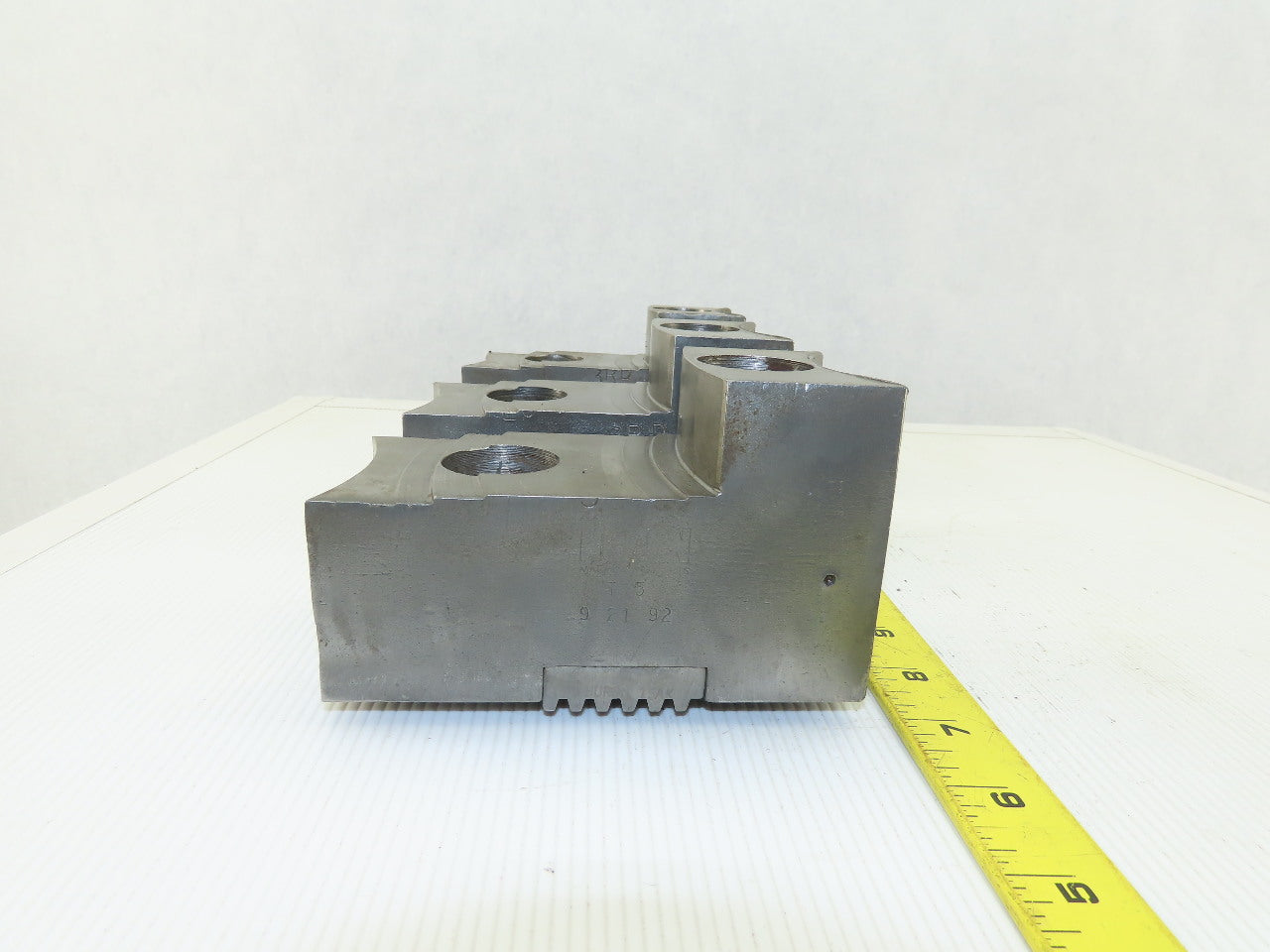 Huron T15 15"-18" Chuck Acme Serrated Key Type Soft Jaws See Info Lot Of 3