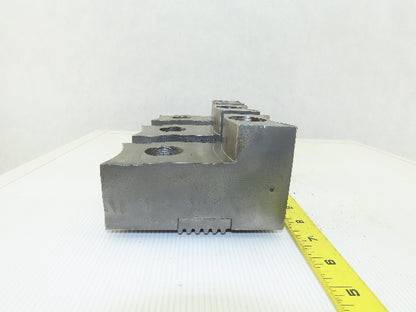 Huron T15 15"-18" Chuck Acme Serrated Key Type Soft Jaws See Info Lot Of 3