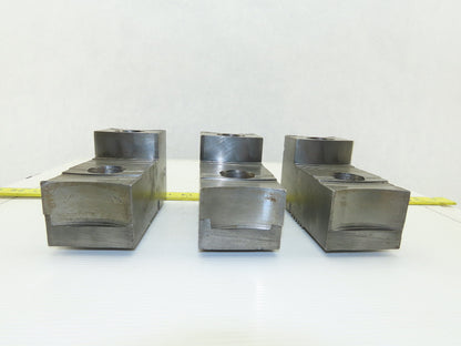 Huron T15 15"-18" Chuck Acme Serrated Key Type Soft Jaws See Info Lot Of 3