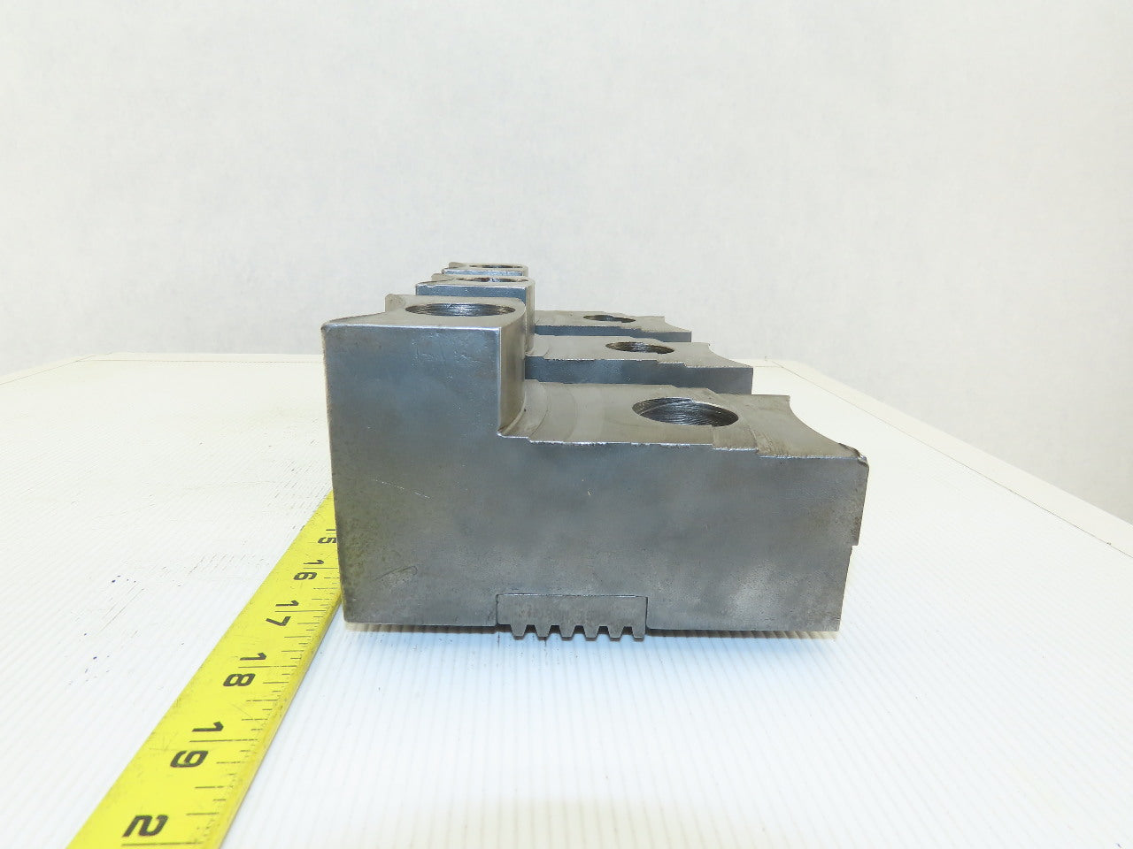 Huron T15 15"-18" Chuck Acme Serrated Key Type Soft Jaws See Info Lot Of 3