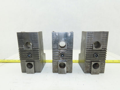 Huron T15 15"-18" Chuck Acme Serrated Key Type Soft Jaws See Info Lot Of 3