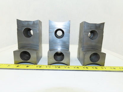 Huron T15 15"-18" Chuck Acme Serrated Key Type Soft Jaws See Info Lot Of 3