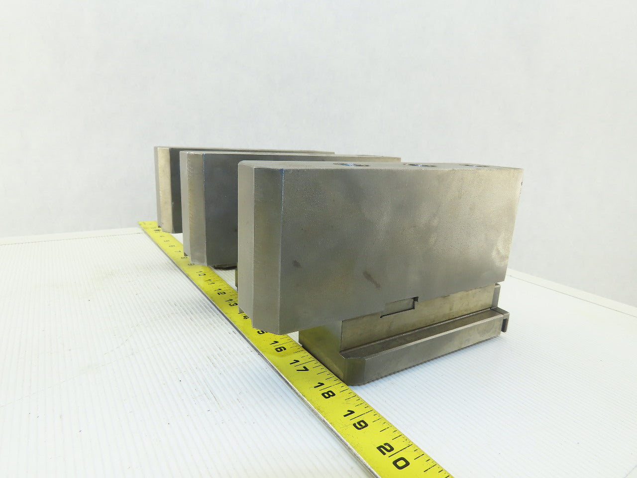 Square Serrated Chuck Hard Master Jaw W/ Top Jaw See Info Set of 3