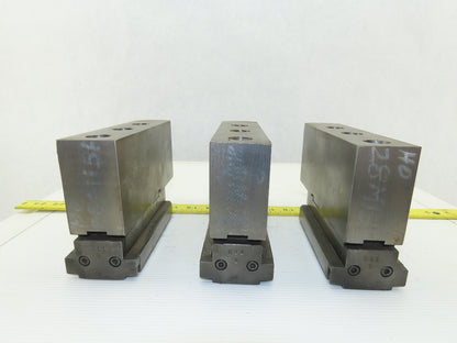 Square Serrated Chuck Hard Master Jaw W/ Top Jaw See Info Set of 3