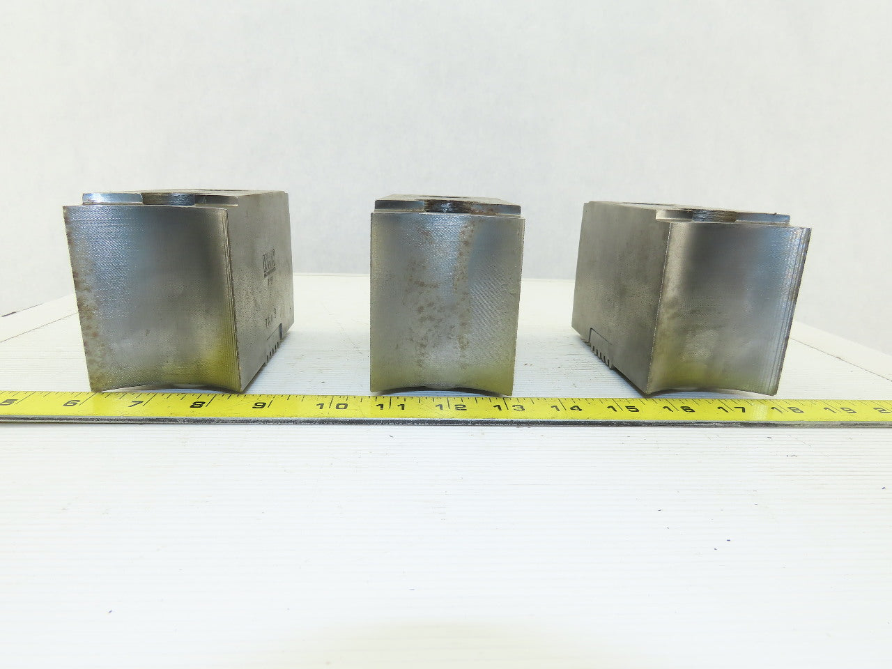 Huron T15P 15-18" Serrated Square Key Soft Lathe Chuck Jaw See Info Lot Of 3