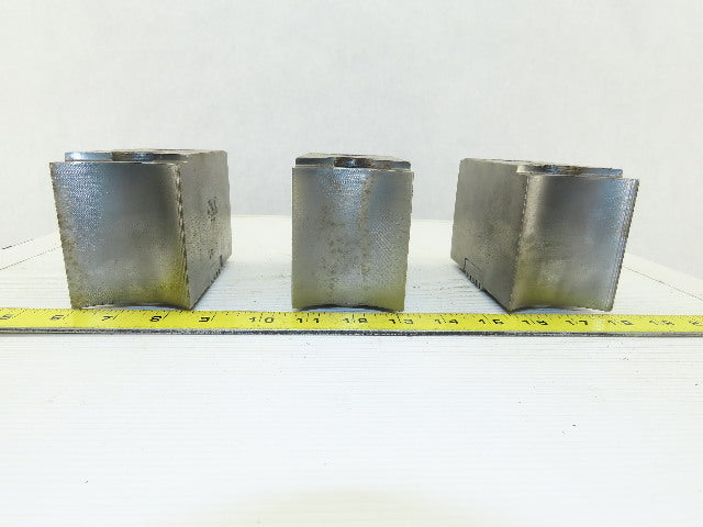 Huron T15P 15-18" Serrated Square Key Soft Lathe Chuck Jaw See Info Lot Of 3