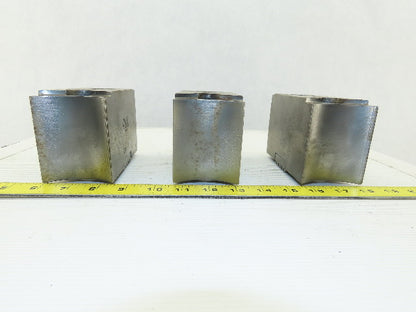 Huron T15P 15-18" Serrated Square Key Soft Lathe Chuck Jaw See Info Lot Of 3