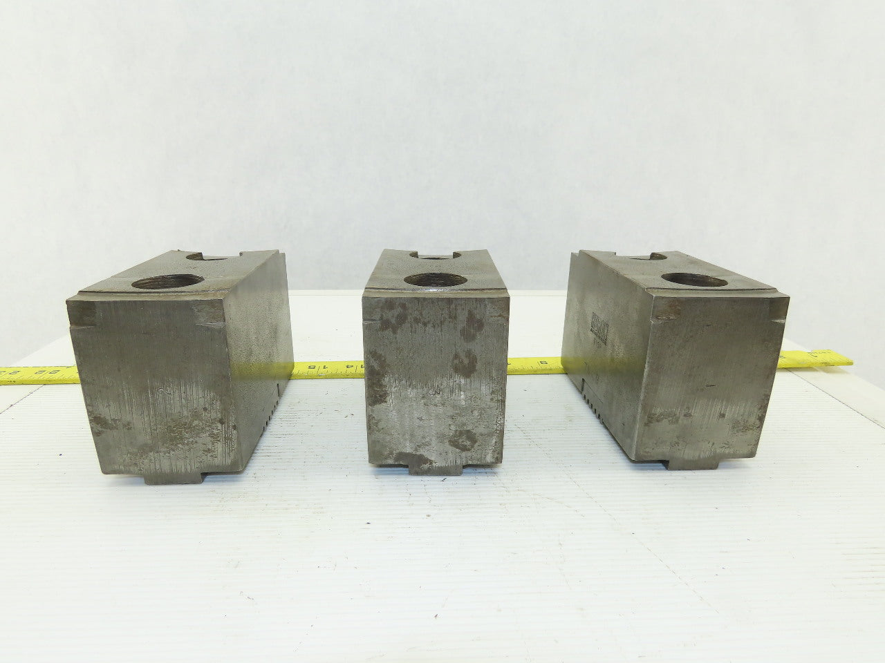 Huron T15P 15-18" Serrated Square Key Soft Lathe Chuck Jaw See Info Lot Of 3