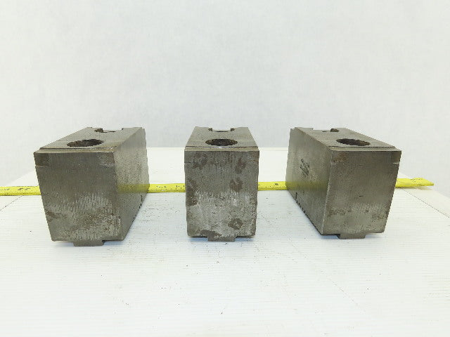 Huron T15P 15-18" Serrated Square Key Soft Lathe Chuck Jaw See Info Lot Of 3