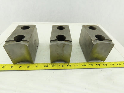 Huron T15P 15-18" Serrated Square Key Soft Lathe Chuck Jaw See Info Lot Of 3