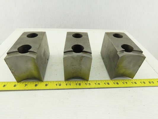Huron T15P 15-18" Serrated Square Key Soft Lathe Chuck Jaw See Info Lot Of 3