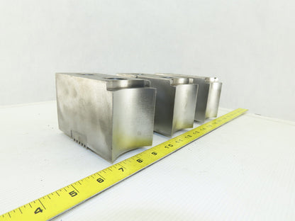 Huron T15 15-18" Serrated Square Key Soft Lathe Chuck Jaw See Info Lot Of 3