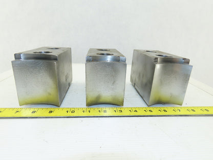 Huron T15 15-18" Serrated Square Key Soft Lathe Chuck Jaw See Info Lot Of 3