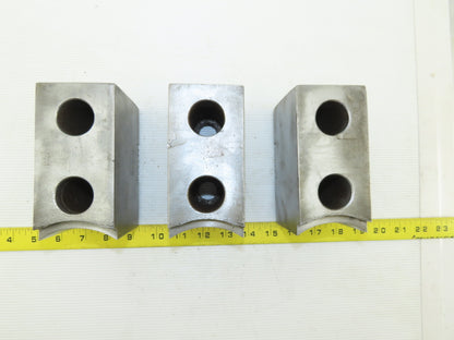 Huron T15 15-18" Serrated Square Key Soft Lathe Chuck Jaw See Info Lot Of 3