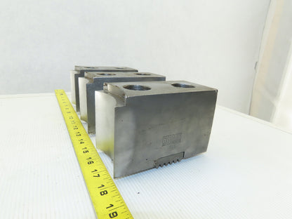 Huron T15 15-18" Serrated Square Key Soft Lathe Chuck Jaw See Info Lot Of 3