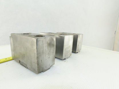 Huron T15 15-18" Serrated Square Key Soft Lathe Chuck Jaw See Info Lot Of 3