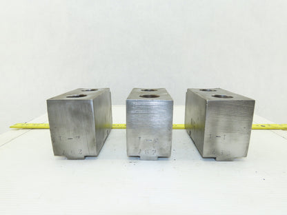Huron T15 15-18" Serrated Square Key Soft Lathe Chuck Jaw See Info Lot Of 3