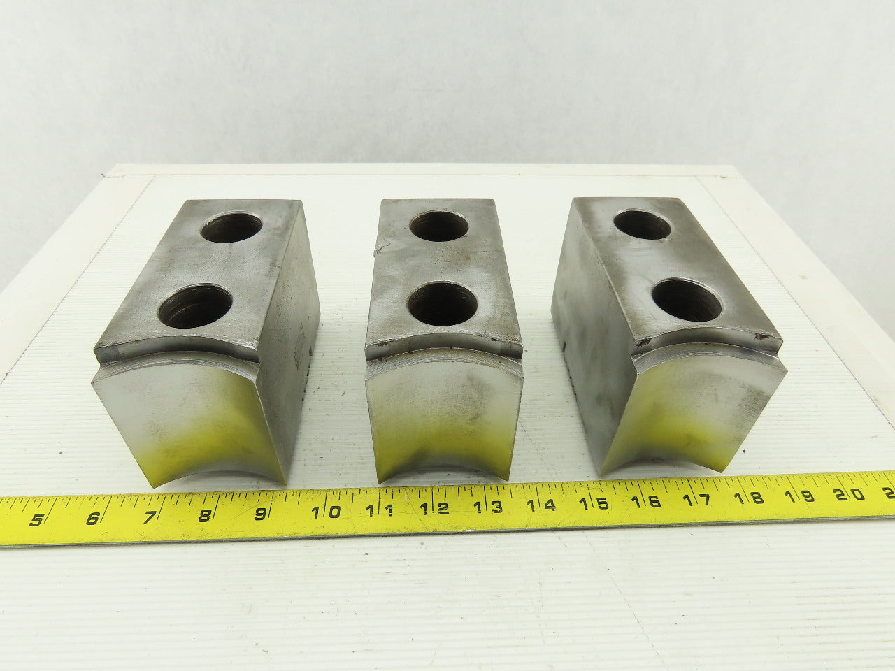 Huron T15 15-18" Serrated Square Key Soft Lathe Chuck Jaw See Info Lot Of 3