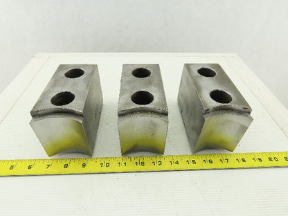 Huron T15 15-18" Serrated Square Key Soft Lathe Chuck Jaw See Info Lot Of 3
