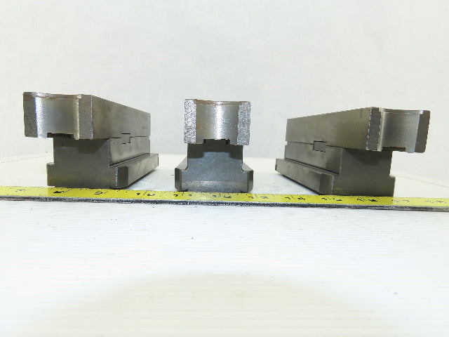 Square Serrated Chuck Hard Master Jaw W/ Top Jaw See Info Set of 3