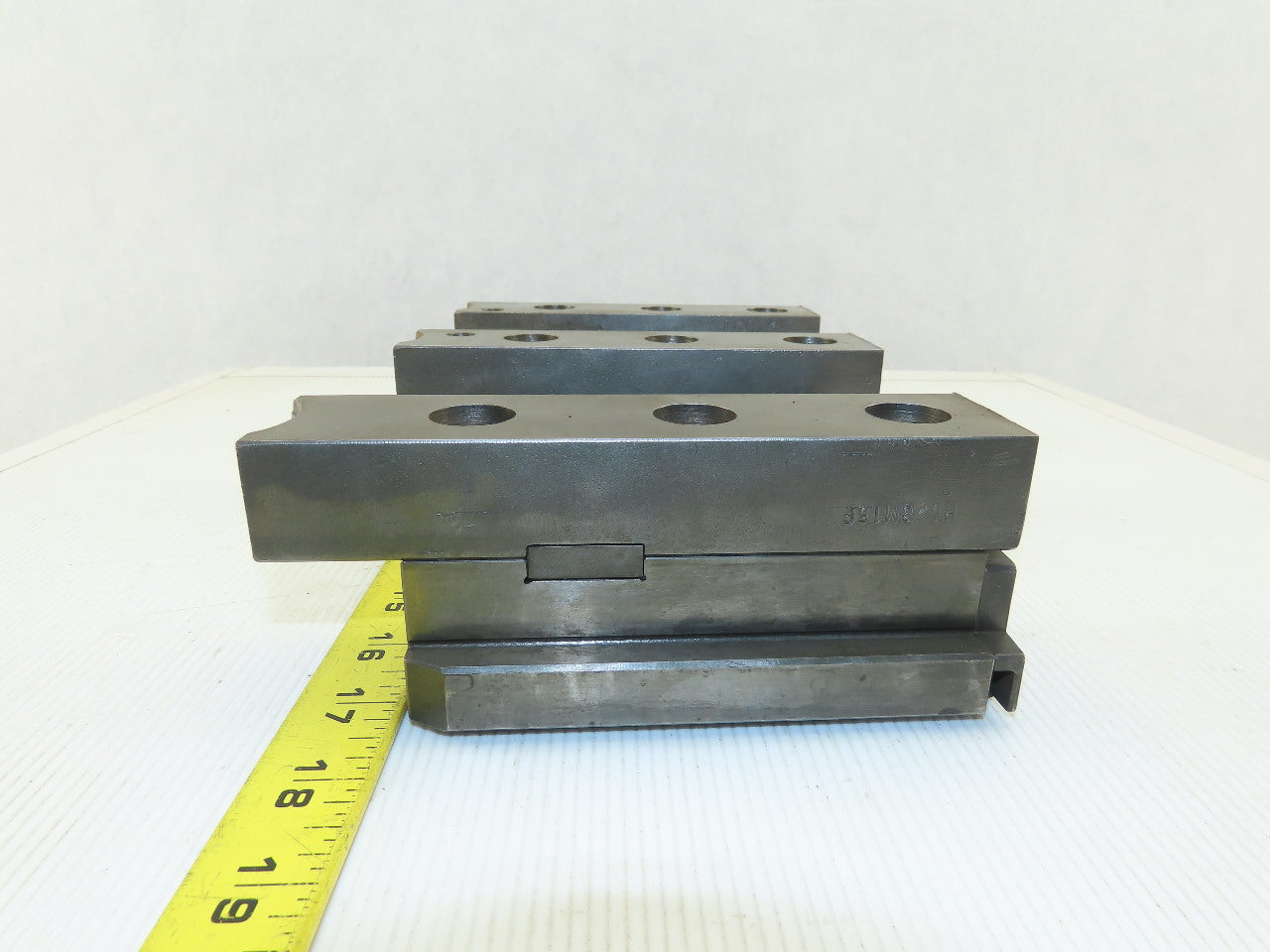 Square Serrated Chuck Hard Master Jaw W/ Top Jaw See Info Set of 3