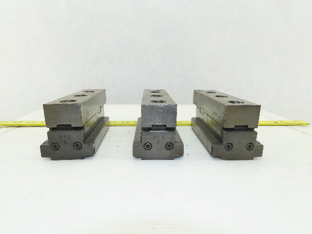 Square Serrated Chuck Hard Master Jaw W/ Top Jaw See Info Set of 3