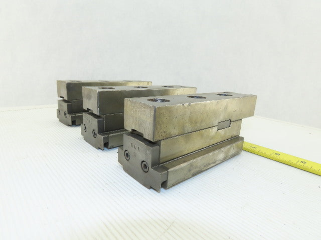 Square Serrated Chuck Hard Master Jaw W/ Top Jaw See Info Set of 3