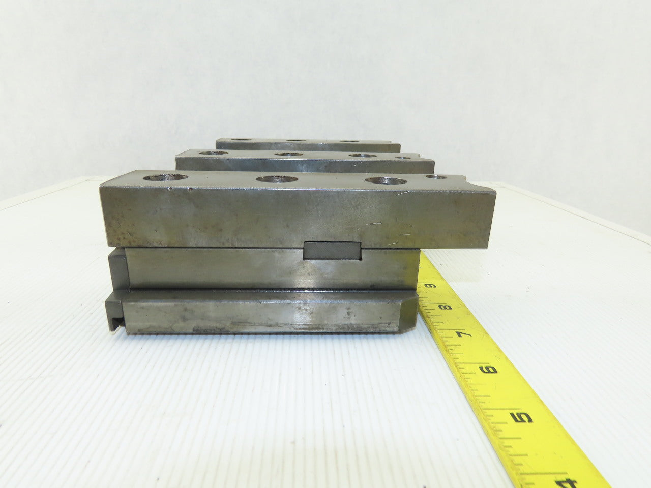 Square Serrated Chuck Hard Master Jaw W/ Top Jaw See Info Set of 3