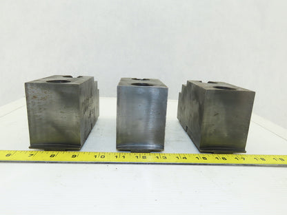 Huron T-15 15-18" Serrated Square Key Soft Lathe Chuck Jaw See Info Lot Of 3