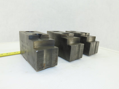 Huron T-15 15-18" Serrated Square Key Soft Lathe Chuck Jaw See Info Lot Of 3