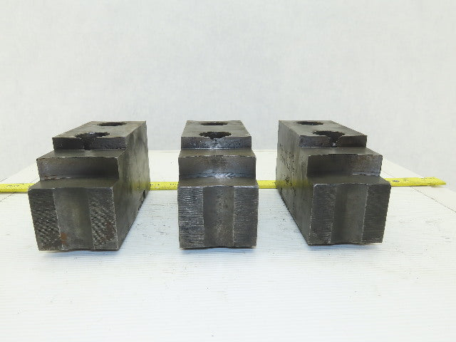 Huron T-15 15-18" Serrated Square Key Soft Lathe Chuck Jaw See Info Lot Of 3