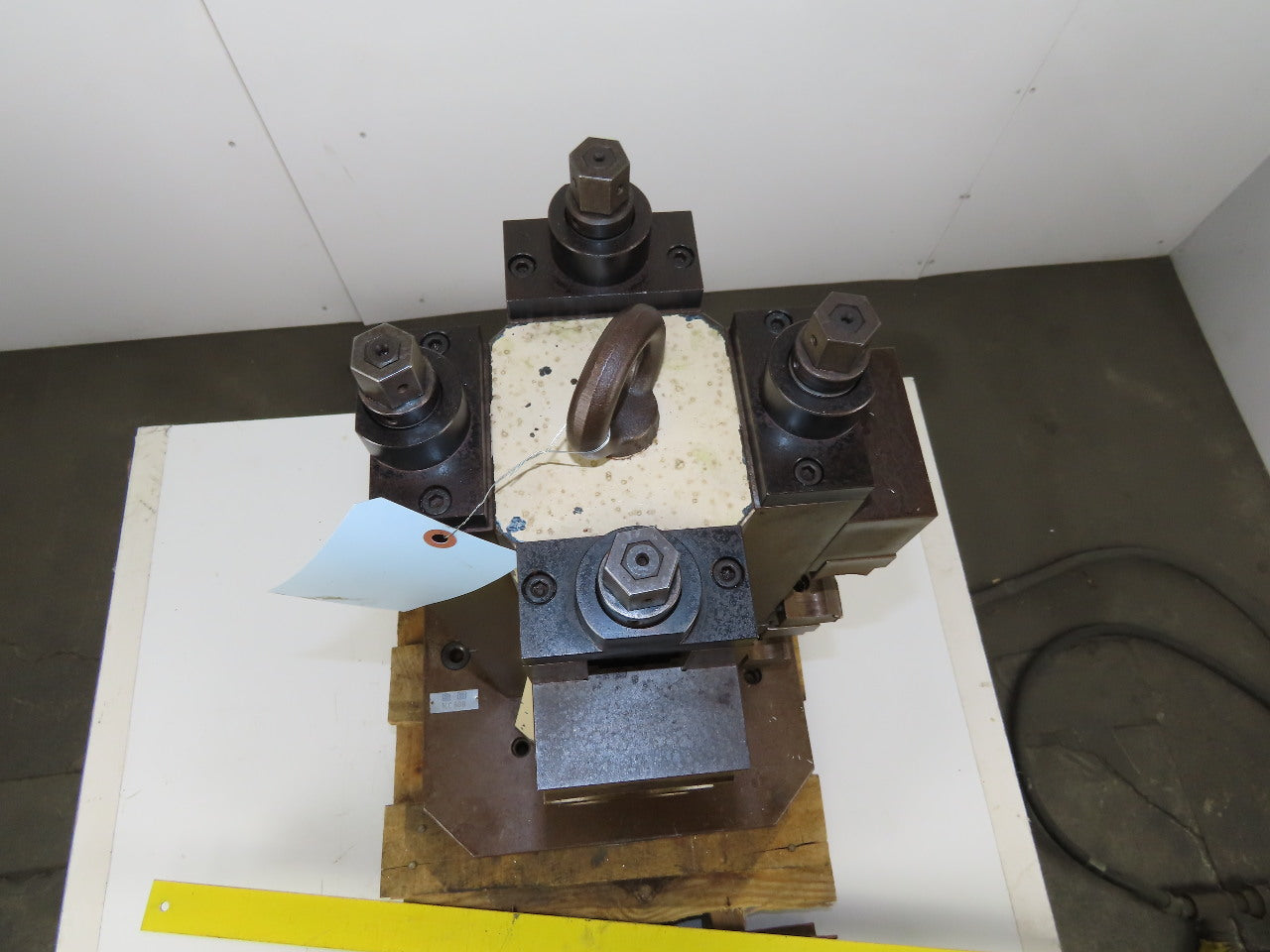 S+B B 15304 15-3/4" Square Base 4 Sided Workholding Tombstone Machining Column