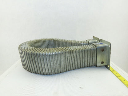 4" x 2-3/4" Flexible Galvanized Enclosed Cable Wire Protector 50" OAL