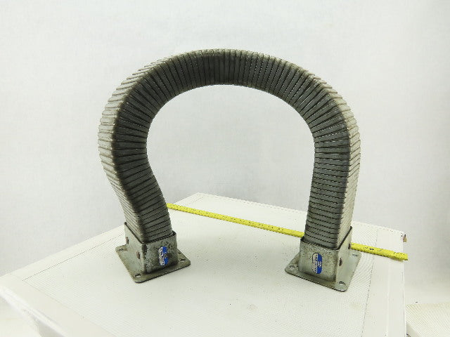 4" x 2-3/4" Flexible Galvanized Enclosed Cable Wire Protector 50" OAL