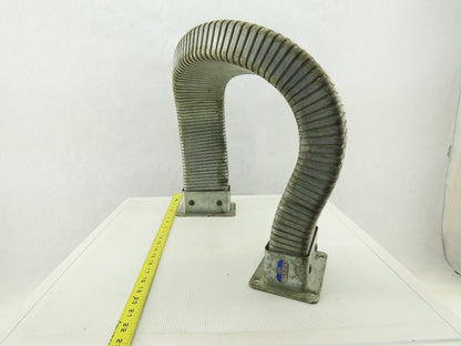 4" x 2-3/4" Flexible Galvanized Enclosed Cable Wire Protector 50" OAL
