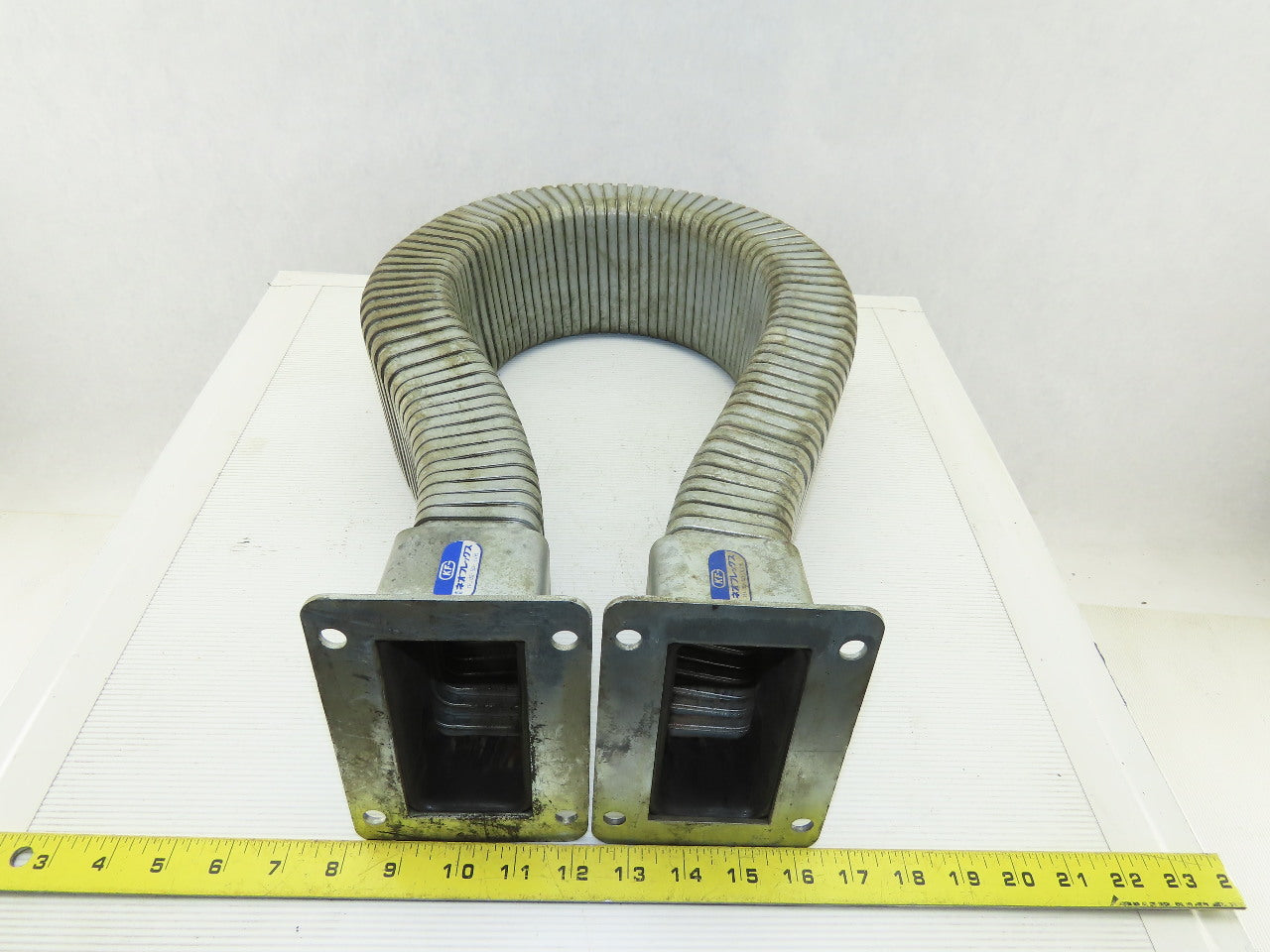4" x 2-3/4" Flexible Galvanized Enclosed Cable Wire Protector 50" OAL