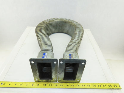 4" x 2-3/4" Flexible Galvanized Enclosed Cable Wire Protector 50" OAL