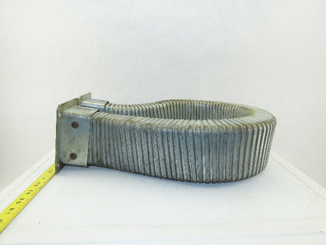 4" x 2-3/4" Flexible Galvanized Enclosed Cable Wire Protector 50" OAL