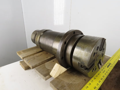 Kitagawa N-08 8" Lathe Chuck 3 Jaw W/ Spindle Mounting Flange Hitachi Seiki VK65