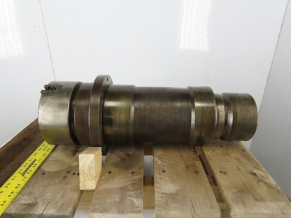 Kitagawa N-08 8" Lathe Chuck 3 Jaw W/ Spindle Mounting Flange Hitachi Seiki VK65