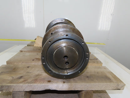 Kitagawa N-08 8" Lathe Chuck 3 Jaw W/ Spindle Mounting Flange Hitachi Seiki VK65