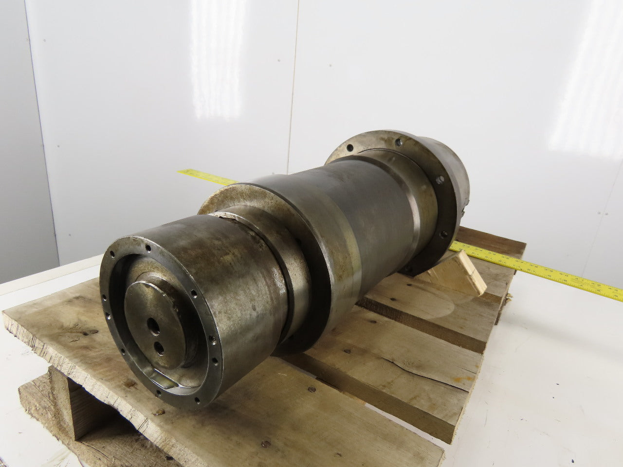 Kitagawa N-08 8" Lathe Chuck 3 Jaw W/ Spindle Mounting Flange Hitachi Seiki VK65