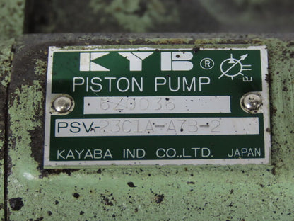 Fuji P-37-2.2 PSV-23C1A-A7B-2 Hydraulic Piston Pump 2.2kW 200/220V 50/60Hz