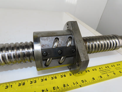 THK KX22487 50mm Ball Screw 10mm Lead 2 T/I Ball Nut 812 mm Travel 48" OAL