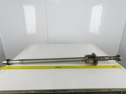 THK KX22487 50mm Ball Screw 10mm Lead 2 T/I Ball Nut 812 mm Travel 48" OAL