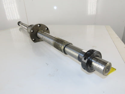 THK 30133 50mm Ball Screw 10mm Lead 2 T/I Ball Nut 850mm Travel 52-1/4" OAL