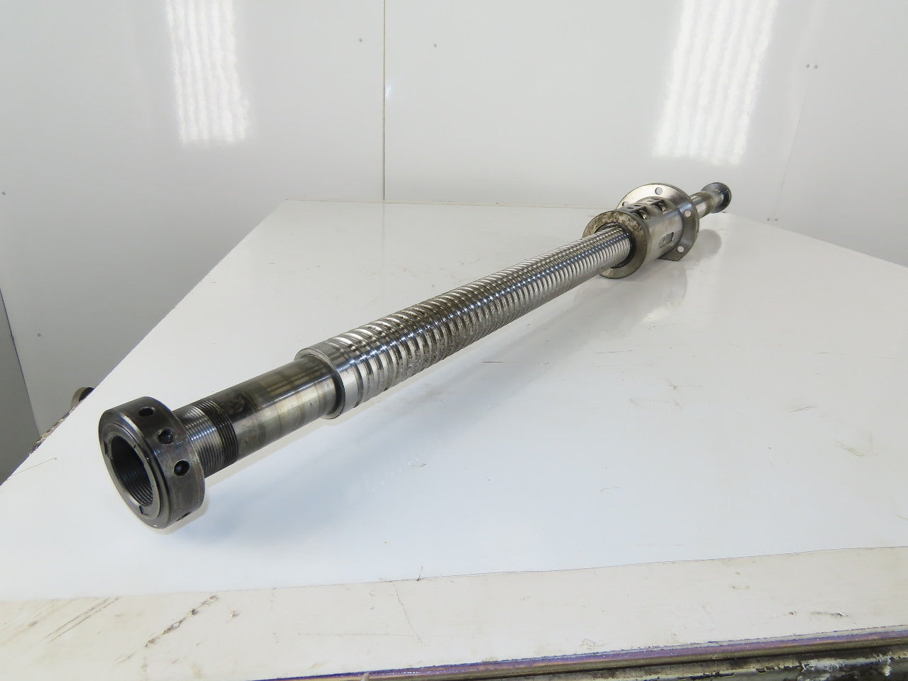 THK 30133 50mm Ball Screw 10mm Lead 2 T/I Ball Nut 850mm Travel 52-1/4" OAL